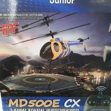 Amewi MD500E CX Koaxial Hubschrauber 3-Kanal RTF ferngesteuert RC Heli Helikopte