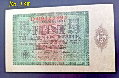 Reichsbanknote billionen - reichsbanknote,
