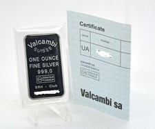 1 oz Silberbarren Valcambi