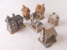 Keramikhäuser / Lichthäuser Keramik Weihnachten Winter H 15 cm und Kleiner