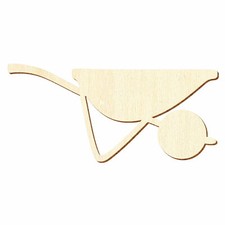 Holz Schubkarre - Deko Basteln