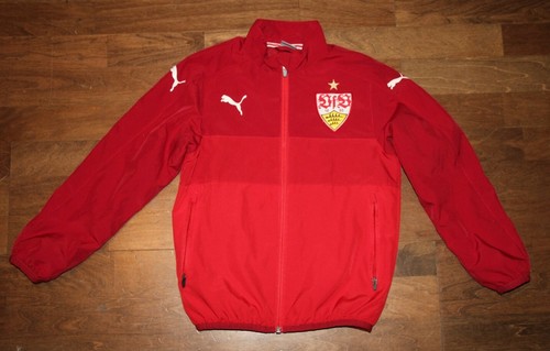 Puma rote trainingsjacke woven - puma,