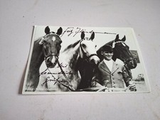 Karte Fritz Thiedemann   (Reiter)  mit Autogramm - ORIGINAL