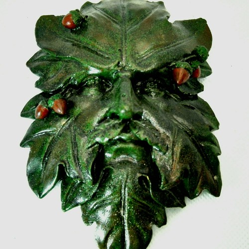 Wandmaske - ☬🌷💐🍀🐜,
