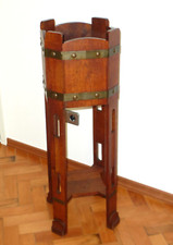 Jugendstil Blumenständer um 1900 Eiche Darmstadt