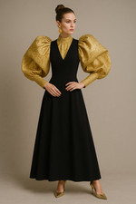 Laura Ashley Kleid Schwarz