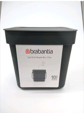 BRABANTIA Abfalleimer SORT & GO LBH 39x29x19.40 cm grau Mülleimer Abfallsammler
