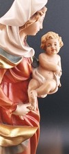 Jungfrau Maria mit dem kleinen Jesus – ca. 30 cm, wunderschöne Holzstatue