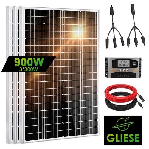 Gliese 900w solarpanel 12v set - gliese,