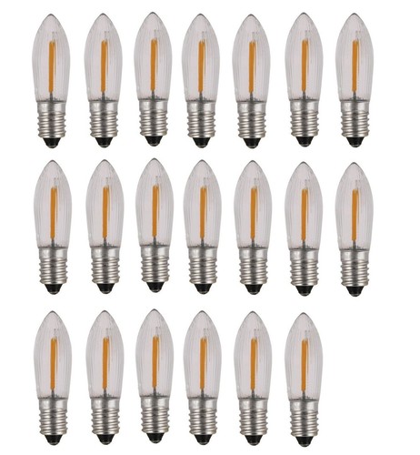 20x e10 cob - led, ersatzlampen