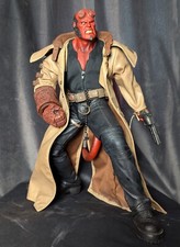 HELLBOY 18 INCH FIGUR  SERIES 1 MEZCO 2004 1/4 SCALE 44 CM