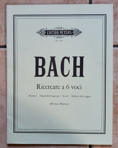 Bach ricercare voci - ricercare, a