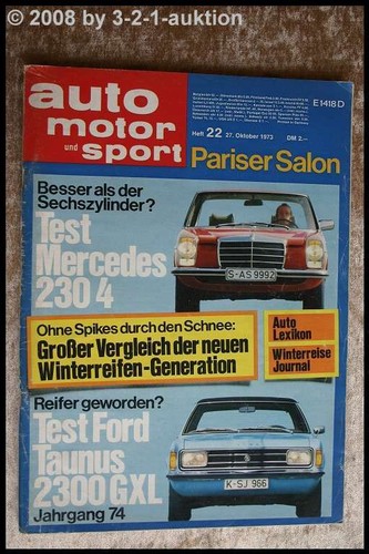 Ams auto motor sport - motor, 22/73