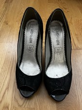 Schwarze spitzen peeptoes - schwarze, spitzen-peeptoes