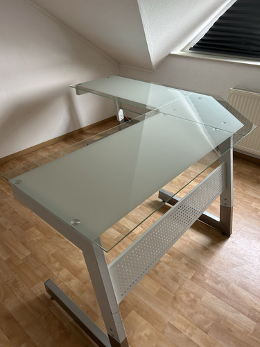 Eck schreibtisch glas - eck-schreibtisch,