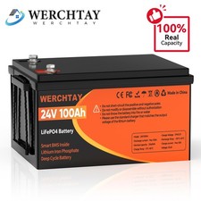 24V 100Ah LiFePO4 Lithium