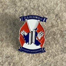HSV PIN Hamburg Ist Blau Weiß