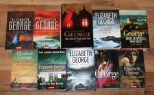 10 Bücher, Romane - ELISABETH GEORGE - Krimi Buchpaket, Sammlung, Konvolut.