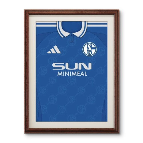Schalke fußball set print - fußball,