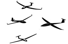 Aufkleber Segelflugzeug