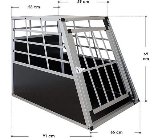 Huskys hundetransportbox alu - huskys,