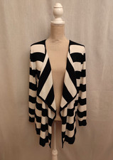 DAMEN GESTREIFTE STRICKJACKE -