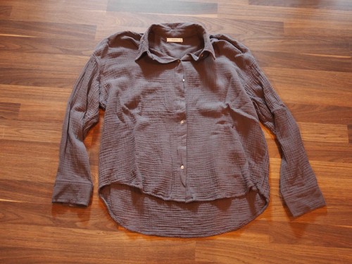 Bluse reserved grau l - bluse,, grau,