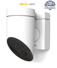 SOMFY Außenkamera V2 PRO (Modell 2025), 110 dB-Sirene, weiß - NEU & OVP
