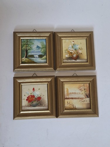 Kleine ölgemälde - 4x,