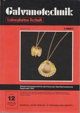 GALVANOTECHNIK. Band 82 -