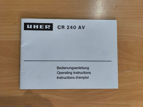 Uher 240 schaltplan - cr, und