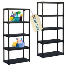 2er Set Steckregal Kunststoff