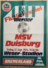 Plakat 1976 SV Werder Bremen -