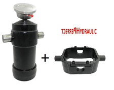 Teleskopzylinder 5-stufig Kipphydraulik 8T, Hub 1050mm mit Wiege