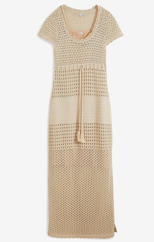 Strickkleid 38 natur - strickkleid,