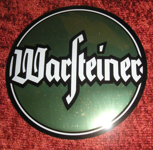 Warsteiner bier plexiglas - bier,