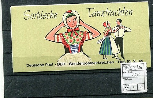 Ddr markenheftchen sorbische - ddr,