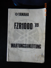 Wartungsanleitung Yamaha FZR1000  (Reparaturanleitung, Werkstatthandbuch)  1989