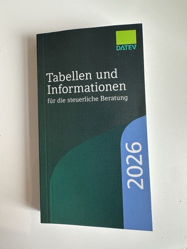 Datev 2026 tabellen - -, und
