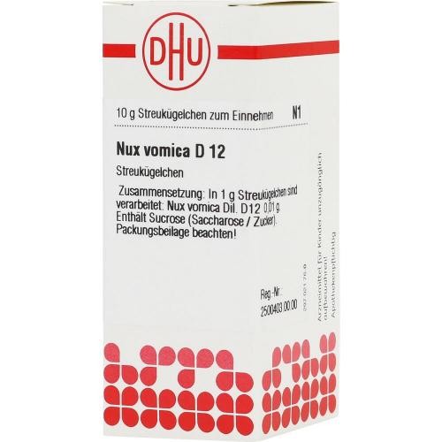 Nux vomica globuli 10g - d,