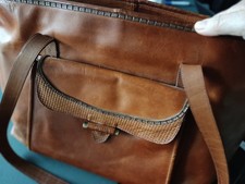 Damen Tasche Echtleder Schulter Handtasche Doppelgriff Shopper Büro...