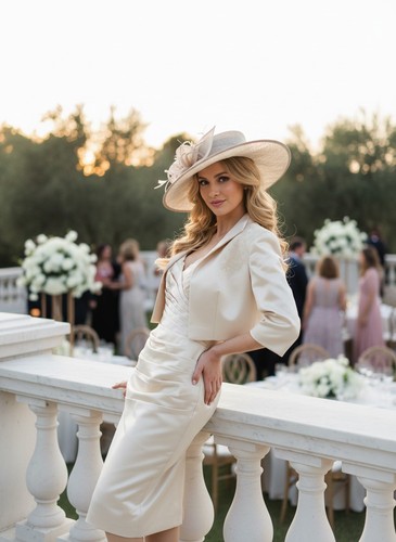 Gold beige sexy - kleid, bolero