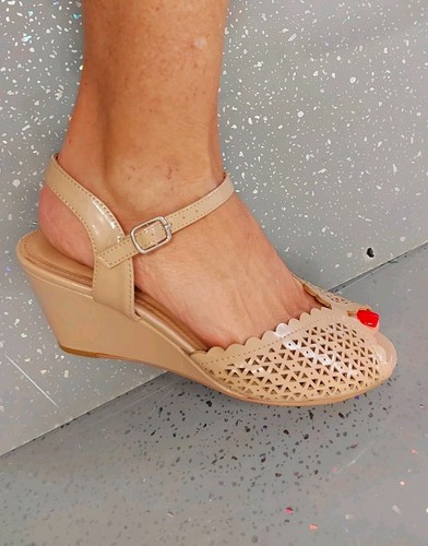 Damenschuhe sandalen beige - 6,