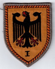 1. Korps   Verbandsabzeichen Bundeswehr/Heer/Bw/Bund/Stoff/Uniform