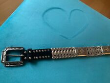 NANNI GÜRTEL 80 Made in Italy Velours Leder