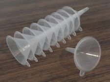 Kleiner mini Kunststoff Trichter, z.B. um kleine Flaschen zu befüllen, 10 Stück
