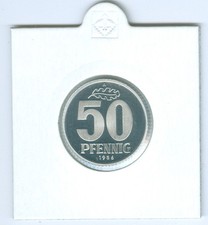 DDR  50 Pfennig  PP  (Wählen