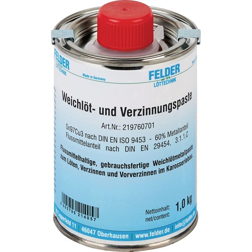 Weichlöt verzinnungspaste - weichlöt-, u.verzinnungspaste