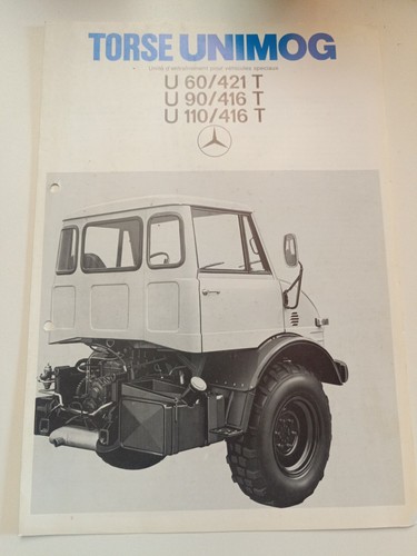Original prospekt torse unimog - original,