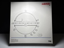 Spur H0 MÄRKLIN 7186 elektrische Drehscheibe Neuwertig in OVP GEPRÜFT Modellbahn